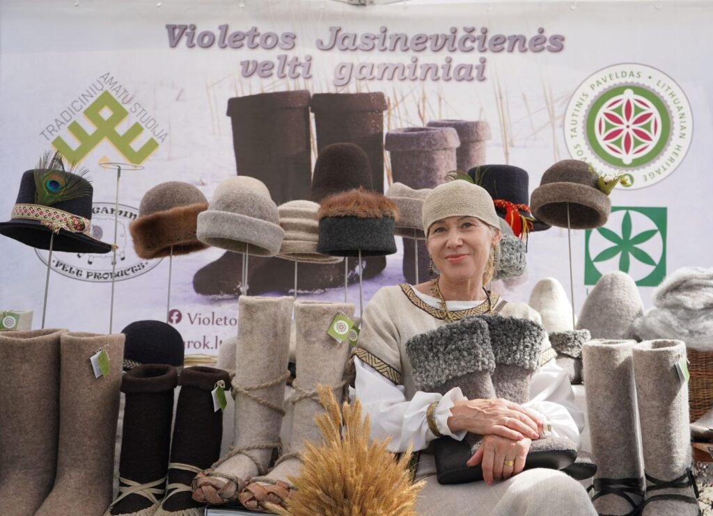 velti gaminiai mugeje